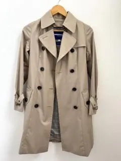 【美品】BURBERRY BLUE LABEL スプリングコート BURBERRY BLUE LABEL 美品 バーバリーブルーレーベル チェック