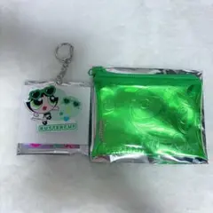パワーパフガールズ バターカップ　クリアポーチ アクキー セット