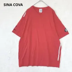 シナコバ／Tシャツ カットソー XL 半袖 ワンポイント Vネック ストレッチのサムネイル