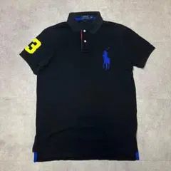 90s ポロバイラルフローレン ビッグポ二ー ポロシャツ 短丈 y2k swag
