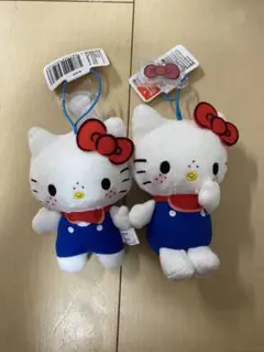 モンチッチ × ハローキティ おそろいアクリルチャーム付きマスコット