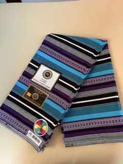 アフリカ布・キテンゲ（6YD/5.49m)主張するボーダー