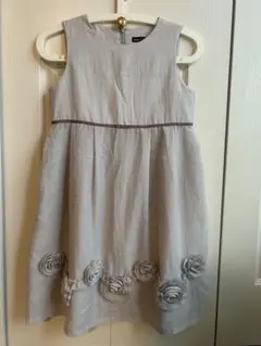 Bebe 140グレーワンピース