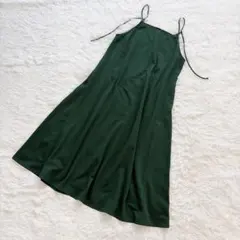 choco raffine robe/キャミワンピース/フレア/Aライン/緑/F