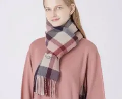 お値下げ不可‼️クレストブリッジチェックマフラー　ピンク