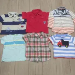 ベビー用　長袖、半袖シャツ　ノーティカ　ポロシャツ　6点セット売り　12M