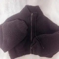 ボアジャケット アウター 黒