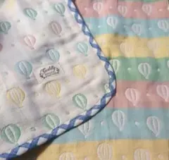 1点のみ！限定カラフル気球☆6重ガーゼケット