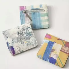 【完売商品】 I Eye's blur II二つ折り 薄マチ財布 ターコイズのサムネイル