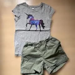 GAP KIDS ユニコーンTシャツとショーツセット