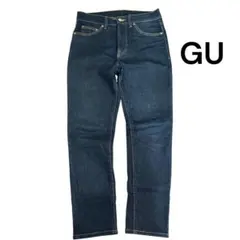 美品 GU ジーユー SKINNY&DENIM 29/30 紺 ジーンズ デニム