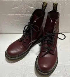 【定番】ドクターマーチン 8ホール ブーツ チェリーレッド UK5（24cm）