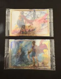 ドラゴンクエスト ウエハース ～ロト三部作～　ビジュアルレアカード 2種セット