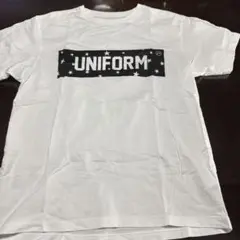 uniform experiment ホワイト Tシャツ