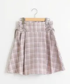 フェミニンチェックレースアップスカパン マジェスティックレゴン