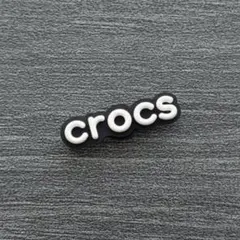 crocs ホワイト ロゴデザイン アクセサリー 2個セットのサムネイル