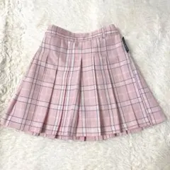 ラブトキシック 140 チェック プリーツ スカート