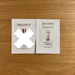 デコルテ UVコンフォートトーンアップCC 01 サンプル