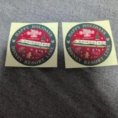 ディズニー　リゾートライン　シール　ステッカー　2枚　リゾラ　2025