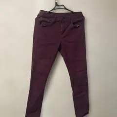 GU チノパン ボルドー Sサイズ