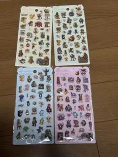 イタリアンブレインロット　3Dシールセット 4枚