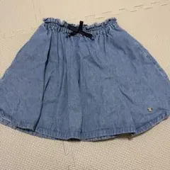 petit main デニムブルー スカート 110