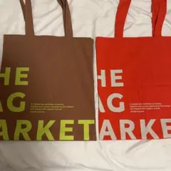 小田切ヒロ　THE BAG MARKET トートバッグ 2色セット
