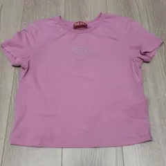 DIESEL ピンク ロゴ Tシャツのサムネイル