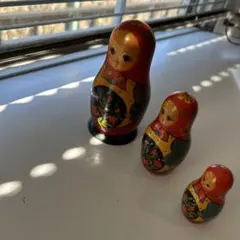 木製マトリョーシカ　3体
