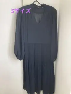 ユニクロC　シフォンプリーツワンピース　ユニクロシー