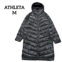 ⭐️ATHLETA アスレタ　メンズ　ベンチコート　迷彩　黒　M＊484