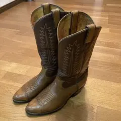 70s Tony Lama ヴィンテージ ウエスタンブーツ 黒タグ 475 - メルカリ