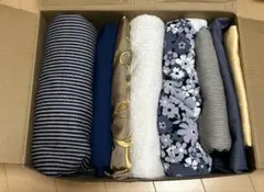 まとめ売り② 80サイズ　ハンドメイド用　ボーダー　花柄　無地　インテリア　生地