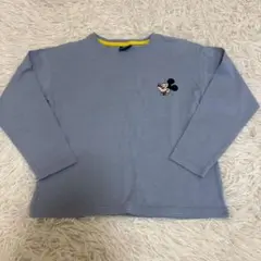 中古 ディズニー ミッキー キッズ トップス 長袖 ロンT 130cm 冬服