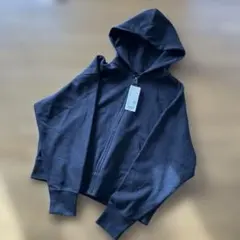 ユニクロ　UNIQLO スウェット フルジップパーカ ブラック XL