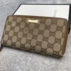 ✨GUCCI ✨ラウンド 長財布 ggスプリーム ラウンドジップ - メルカリ