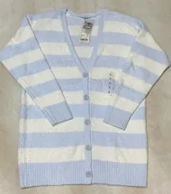 新品★ユニクロ　フェアリーソフトルームカーディガン　ルームウェア　S　ボーダー