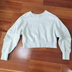 CIAOPANIC TYPY グレー クロップドスウェット