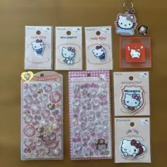 Hello Kitty シール ワッペン セット