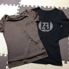 ZAZIE 半袖　カットソー  Tシャツ　ロンT 　サイズMのサムネイル