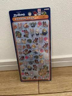 ズートピア　ボンボンドロップシールミニ