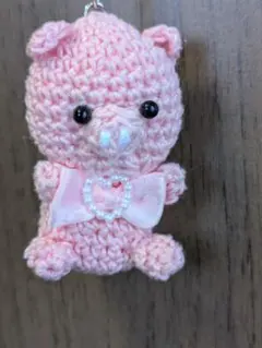 ブタさん マスコット フェルトハンドメイド - メルカリ