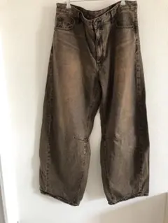 【ツイスト50様専用】GU バレルレッグジーンズ