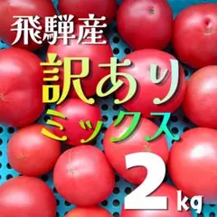 【訳ありミックス】飛騨産トマト 2キロ 規格外 トマト農家直送のサムネイル