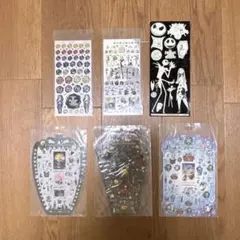ナイトメアビフォアクリスマス シール 6枚セット