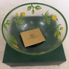 HUTSCHENREUTHER 花柄ガーデンガラスボウル　美品のサムネイル