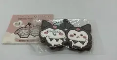 ちいかわ❌サンリオキャラクターズなかよしラバーマスコット　モモンガ•クロミ