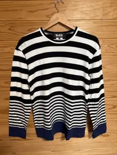 BLACK comme des garcons 長袖 Tシャツ ボーダー