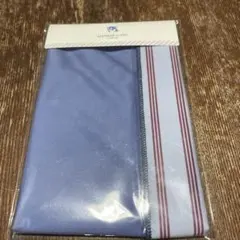 Zoff メガネ拭き 青色 ストライプ