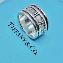 ティファニーアトラスリング 17号　新品仕上げ　無傷未使用に近い 中古・古着通販】TIFFANY & Co. (ティファニー) アトラス ワイド